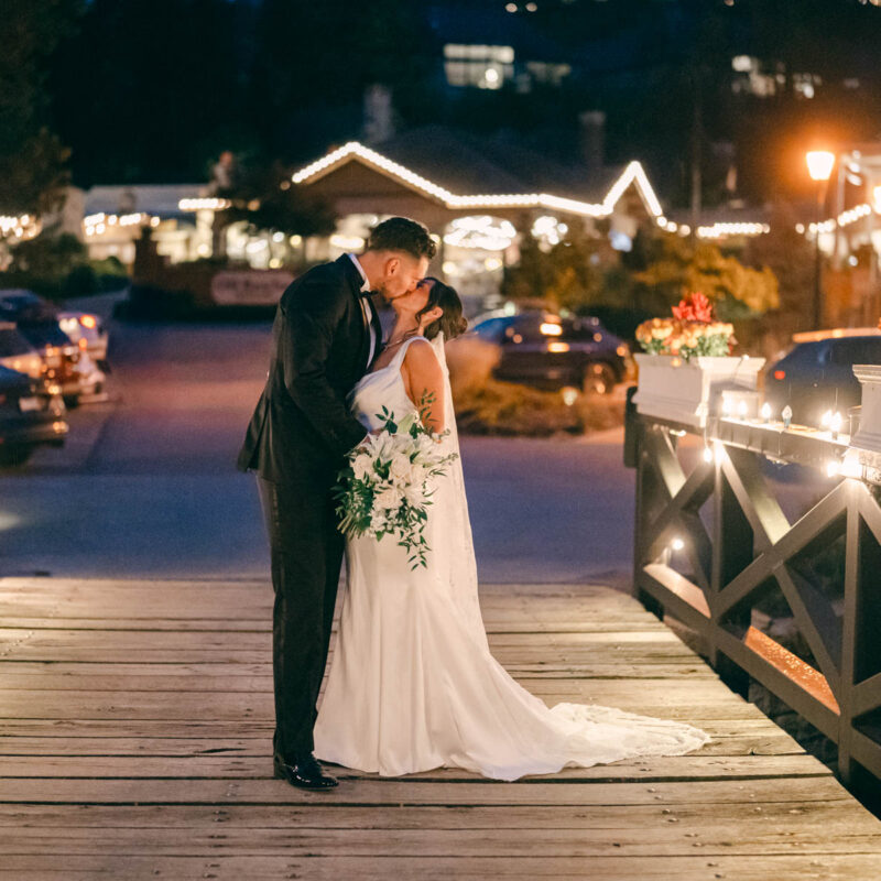 Photo by The Bennetts of wedding couple