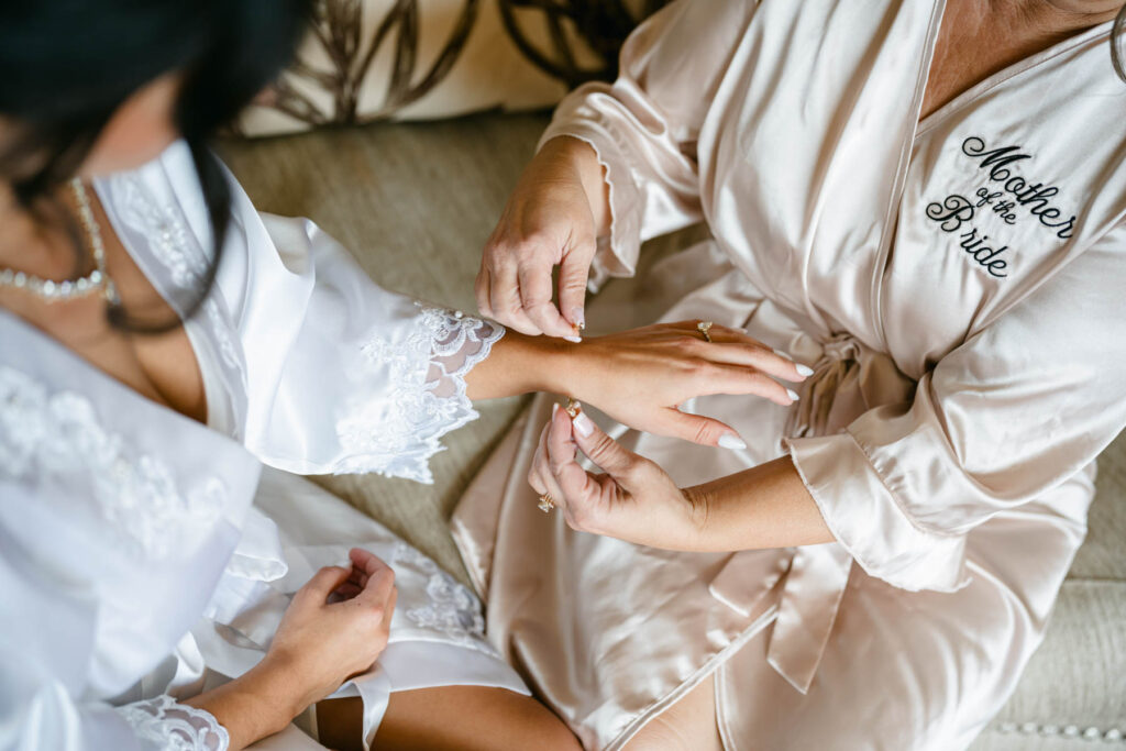 Photo by The Bennetts of wedding couple
