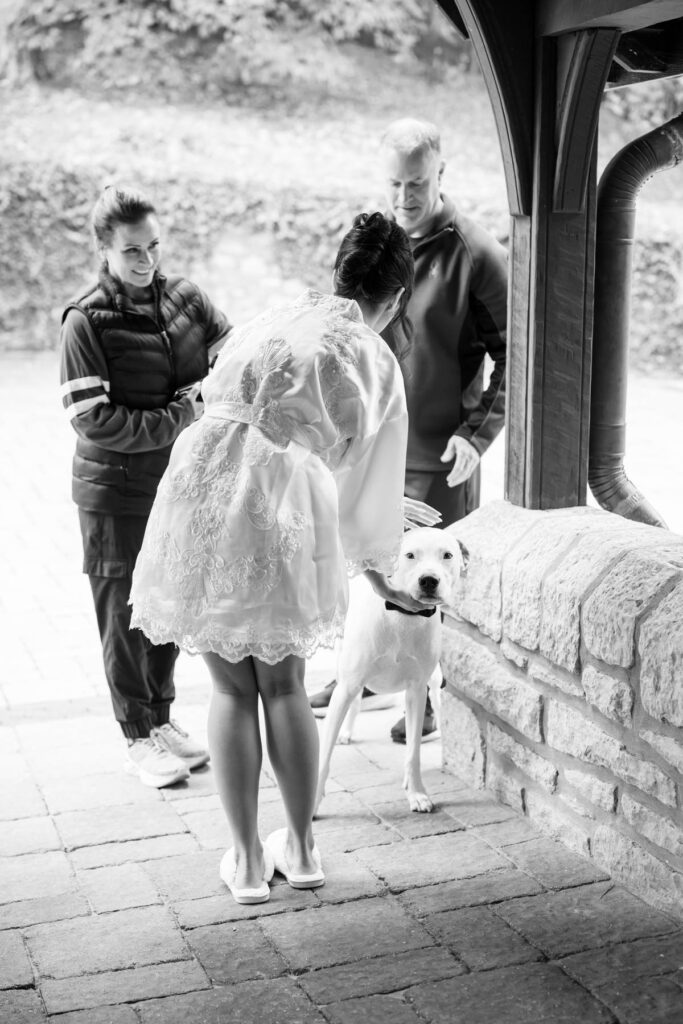 Photo by The Bennetts of wedding couple