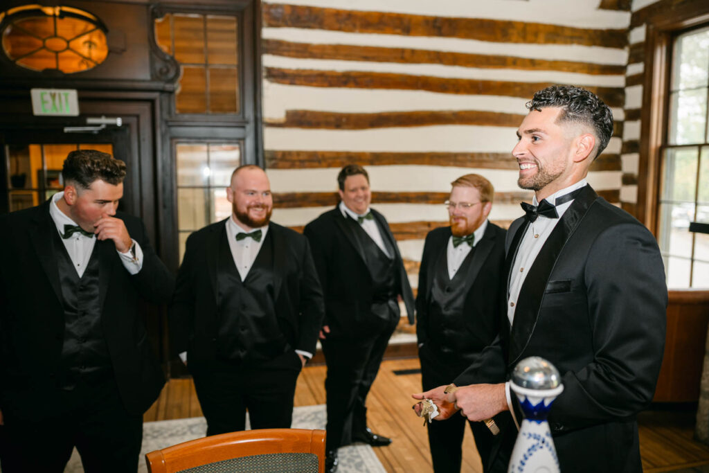 Photo by The Bennetts of wedding couple