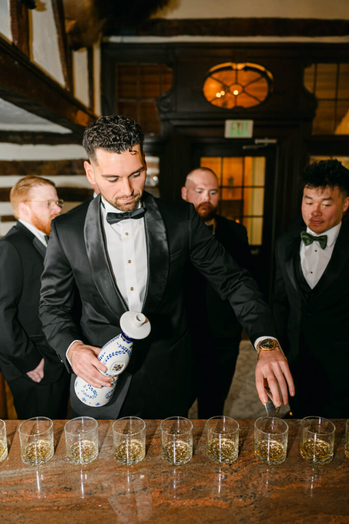 Photo by The Bennetts of wedding couple