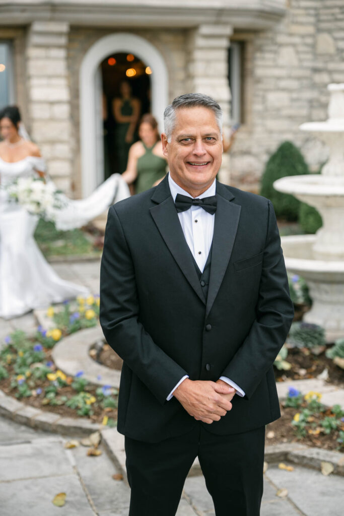 Photo by The Bennetts of wedding couple