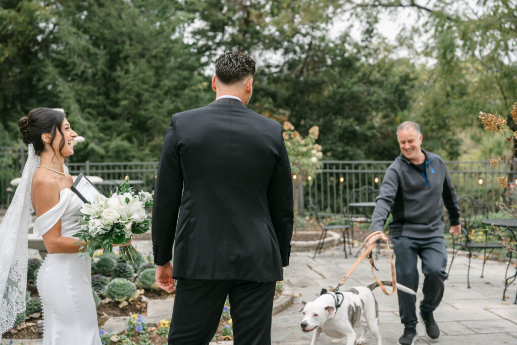 Photo by The Bennetts of wedding couple