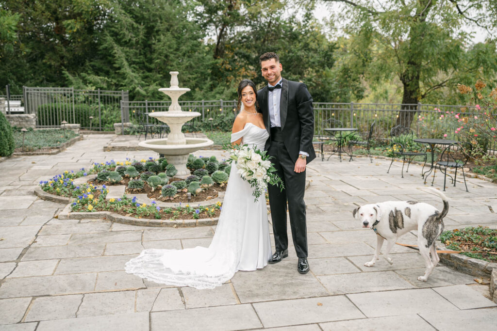 Photo by The Bennetts of wedding couple