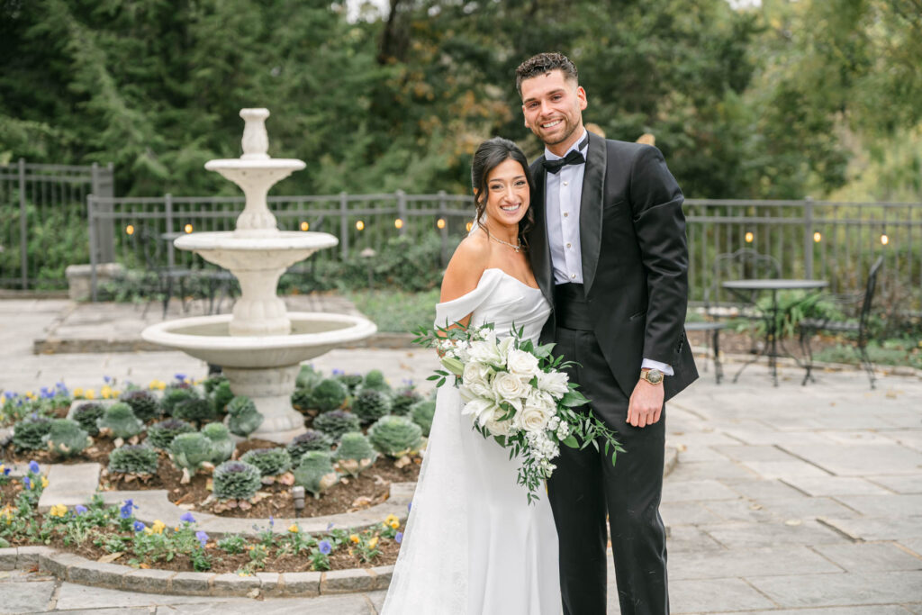 Photo by The Bennetts of wedding couple