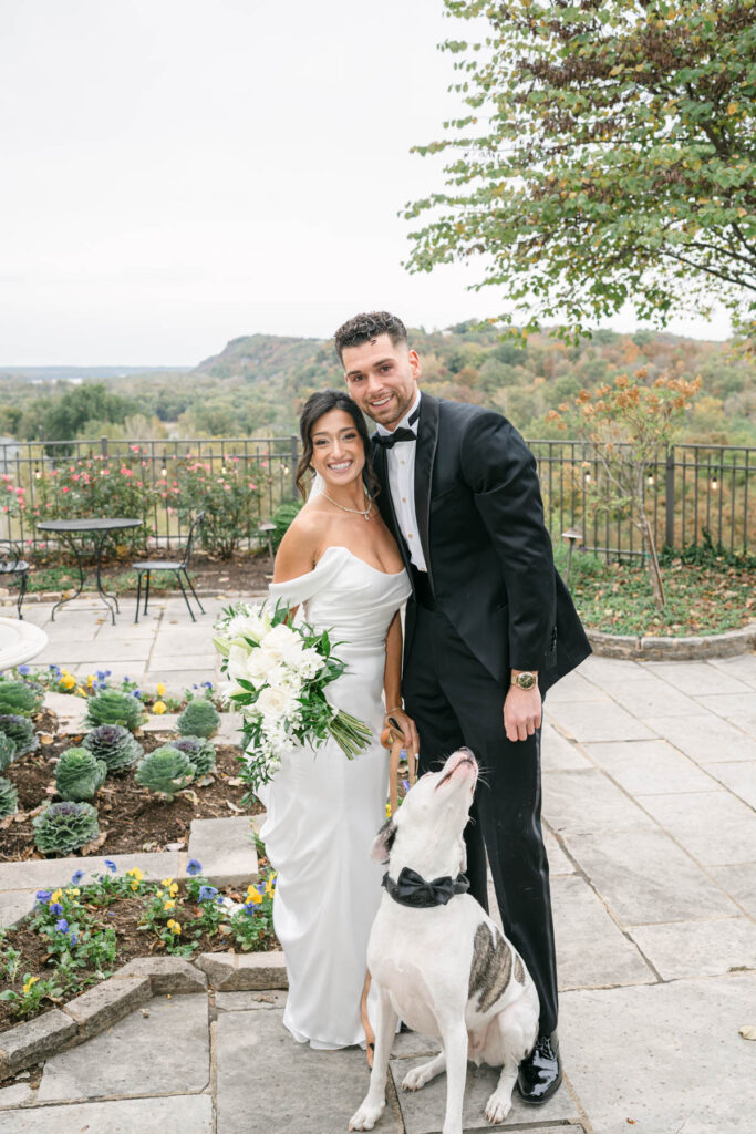 Photo by The Bennetts of wedding couple