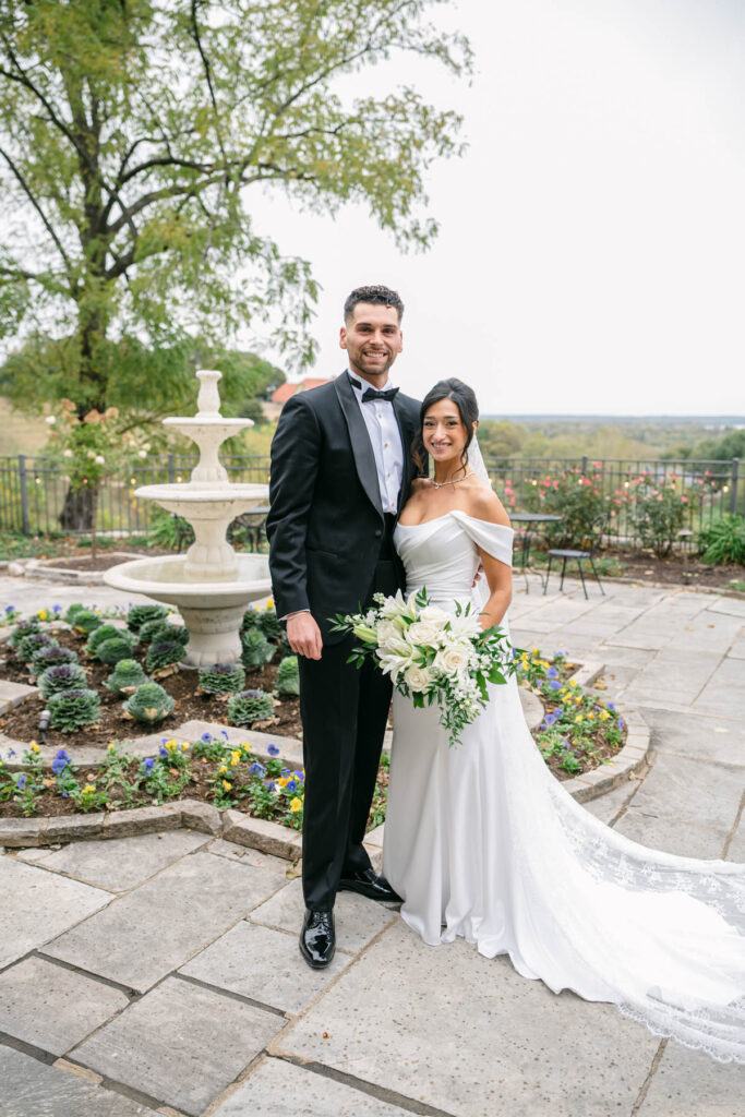 Photo by The Bennetts of wedding couple