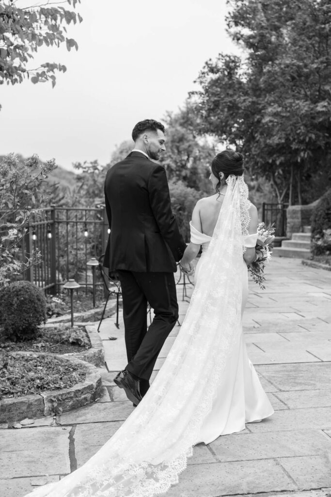 Photo by The Bennetts of wedding couple