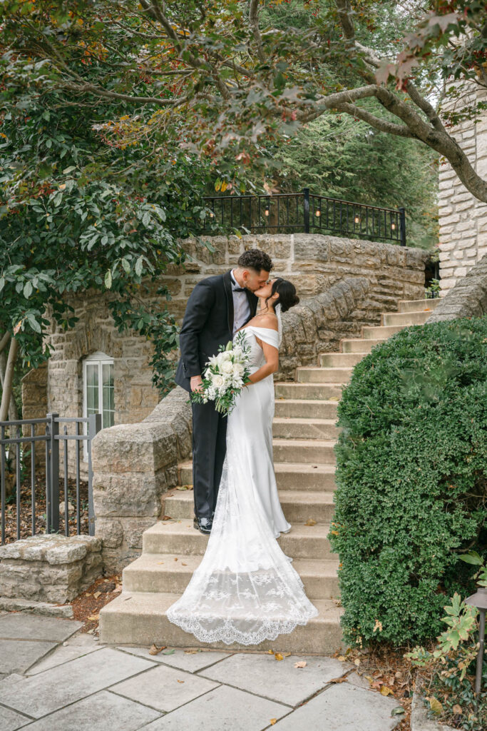 The Studio at Inns at St Albans wedding portrait