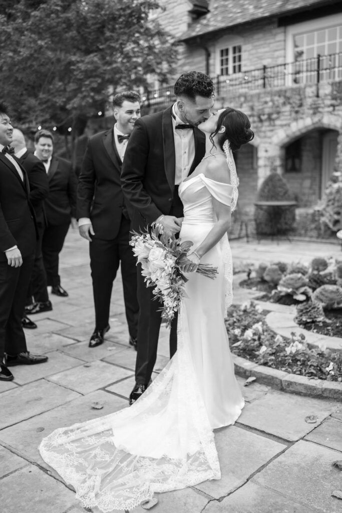 The Studio at Inns at St Albans wedding portrait