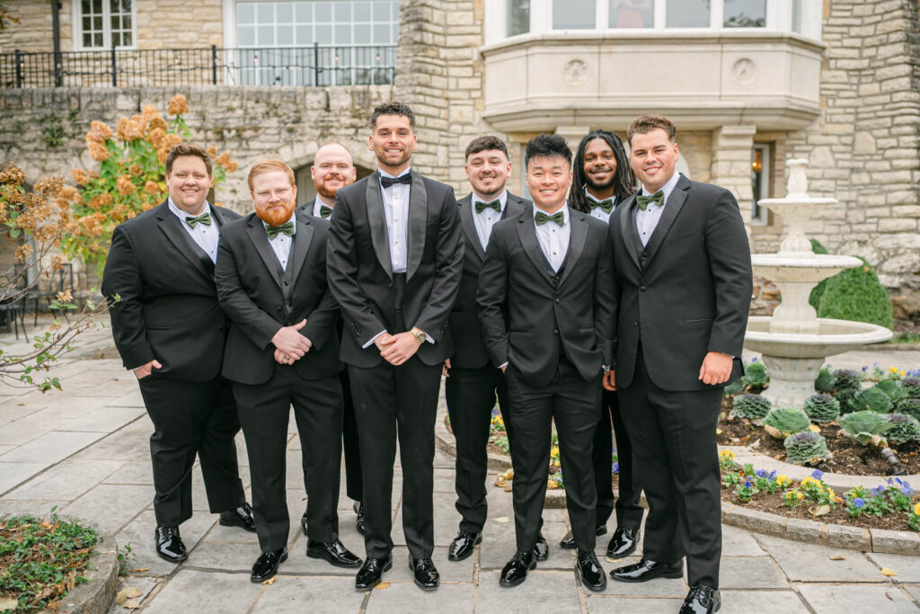 Photo by The Bennetts of wedding couple