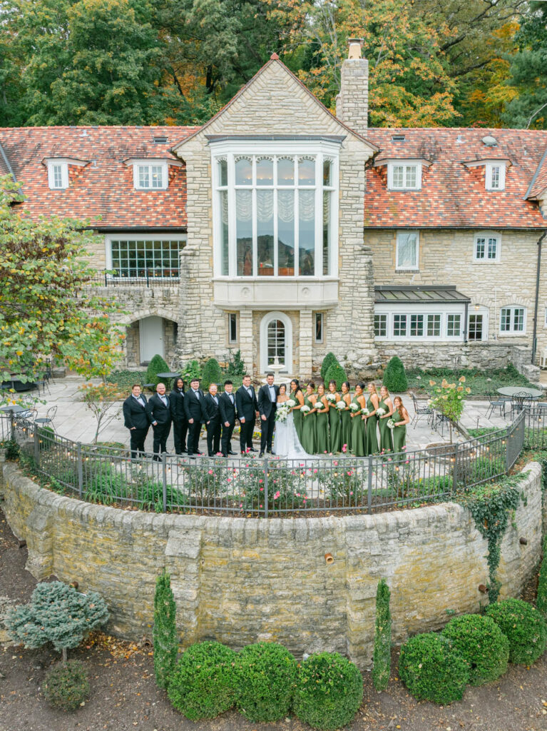 The Studio at Inns at St Albans wedding portrait