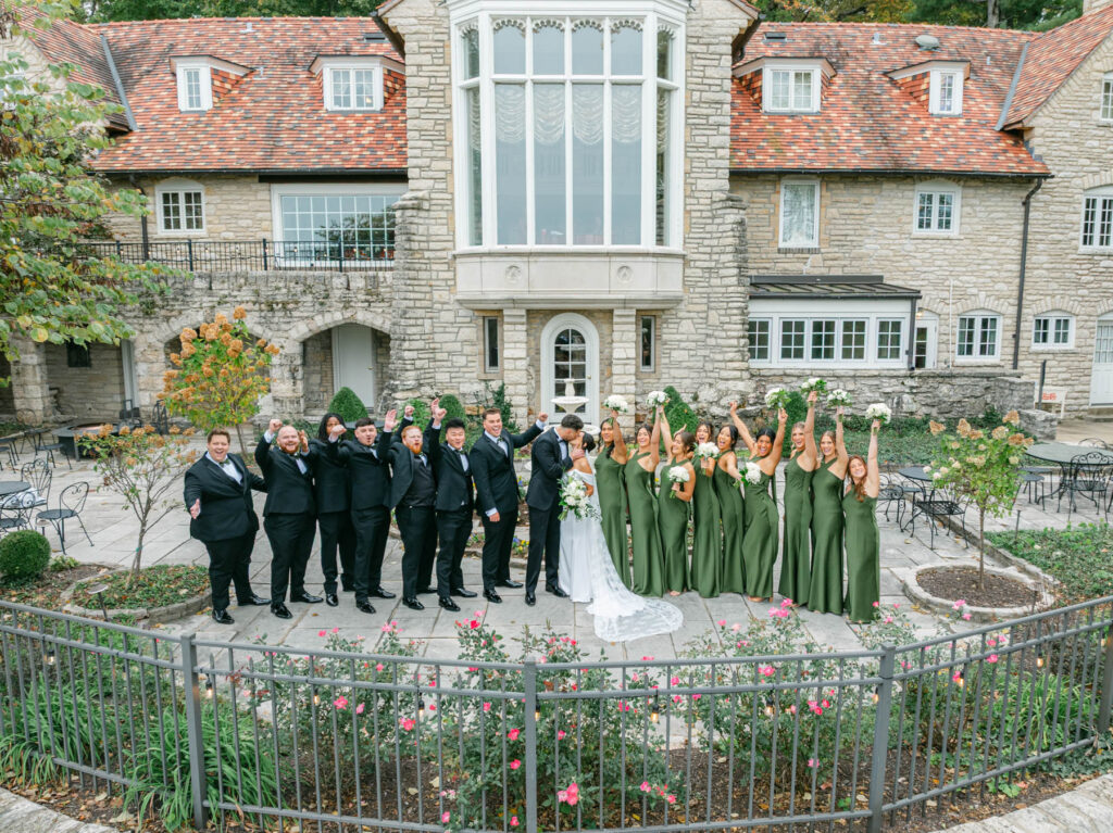 The Studio at Inns at St Albans wedding portrait