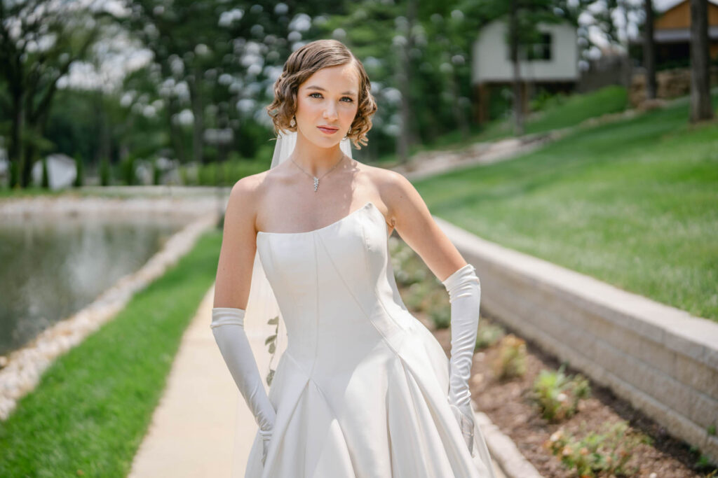 Photo by The Bennetts of wedding couple