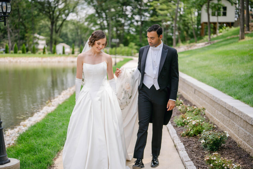Photo by The Bennetts of wedding couple