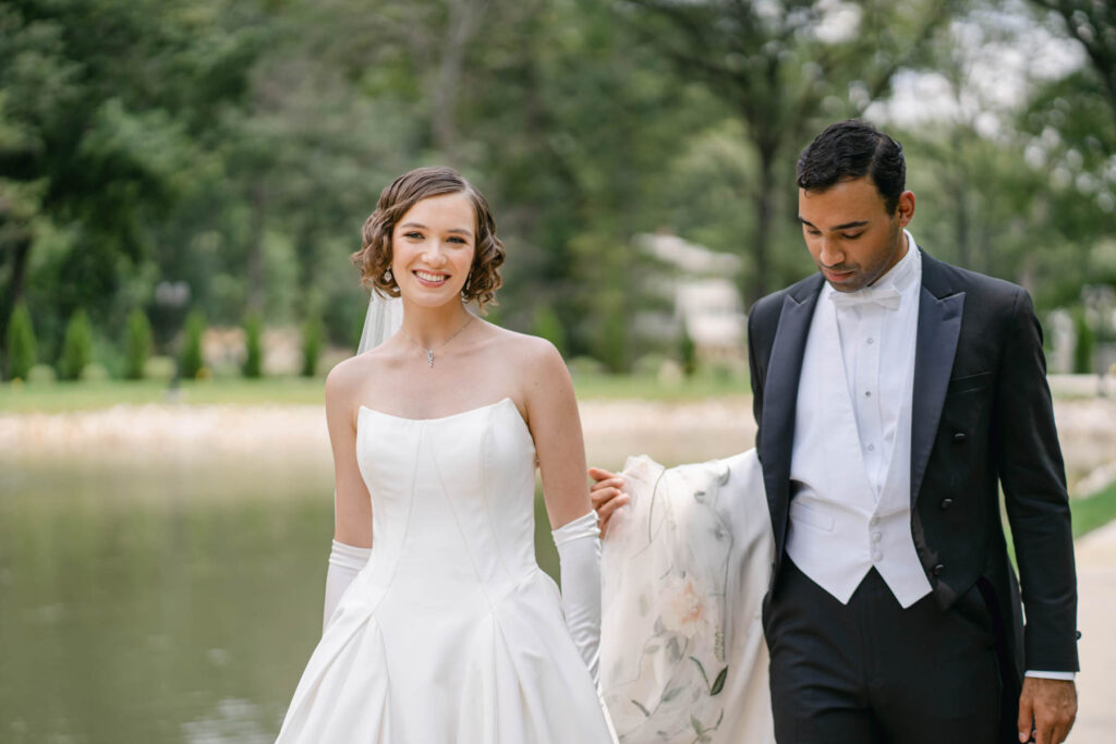 Photo by The Bennetts of wedding couple