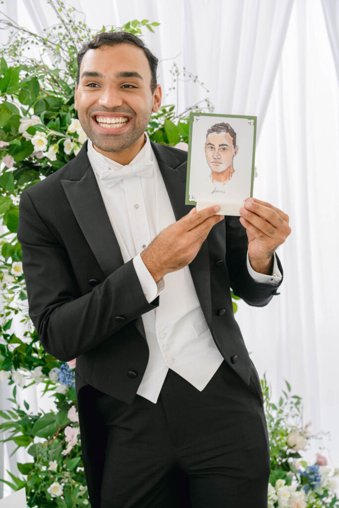 Photo by The Bennetts of wedding couple