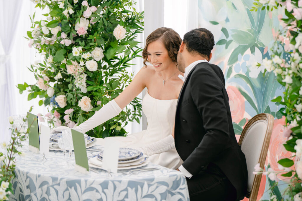 Photo by The Bennetts of wedding couple