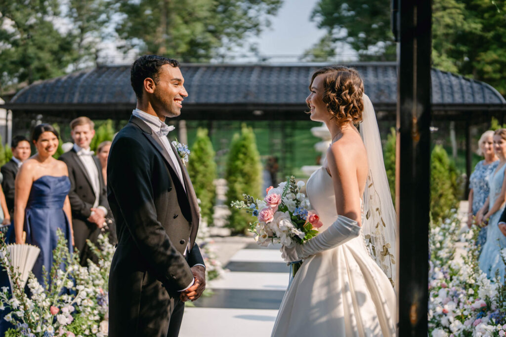 Photo by The Bennetts of wedding couple