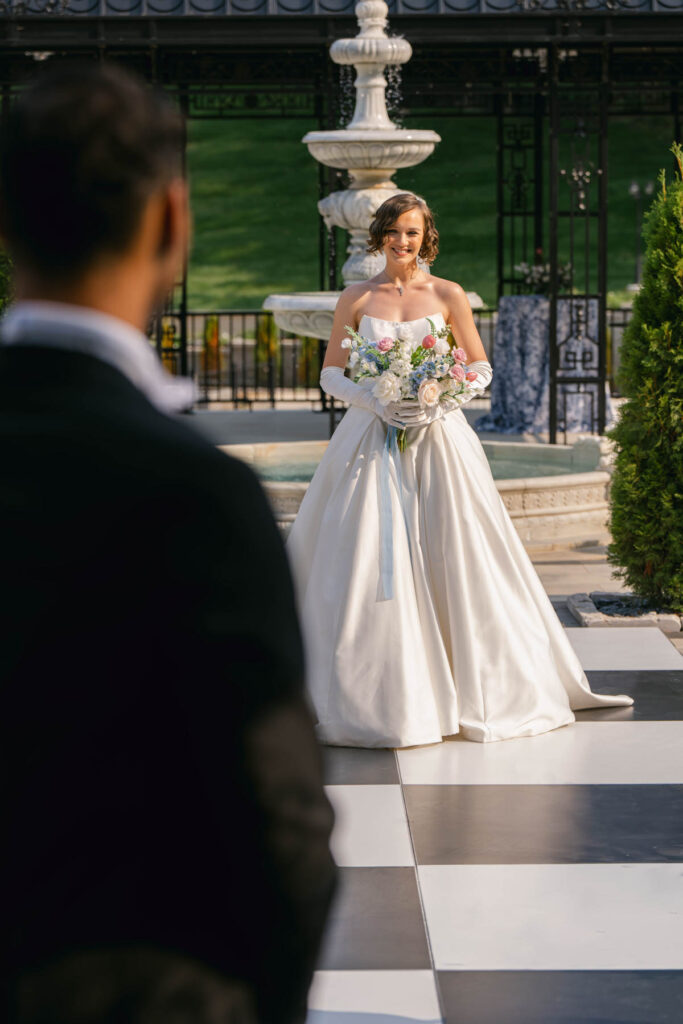 Photo by The Bennetts of wedding couple