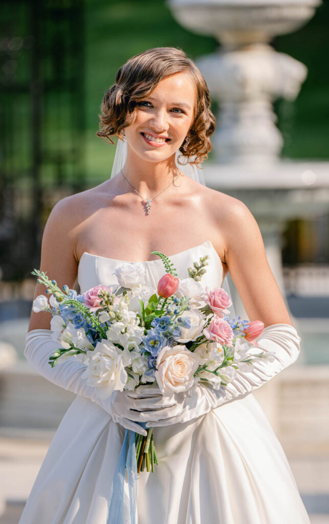 Photo by The Bennetts of wedding couple