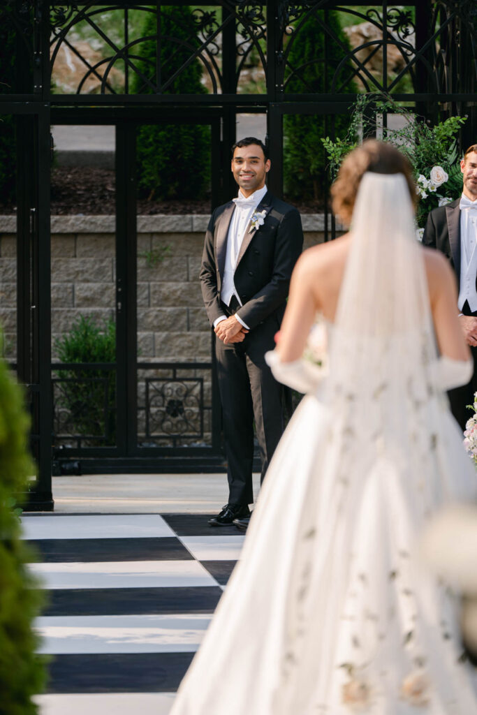 Photo by The Bennetts of wedding couple