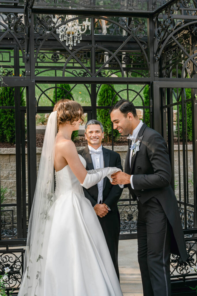 Photo by The Bennetts of wedding couple