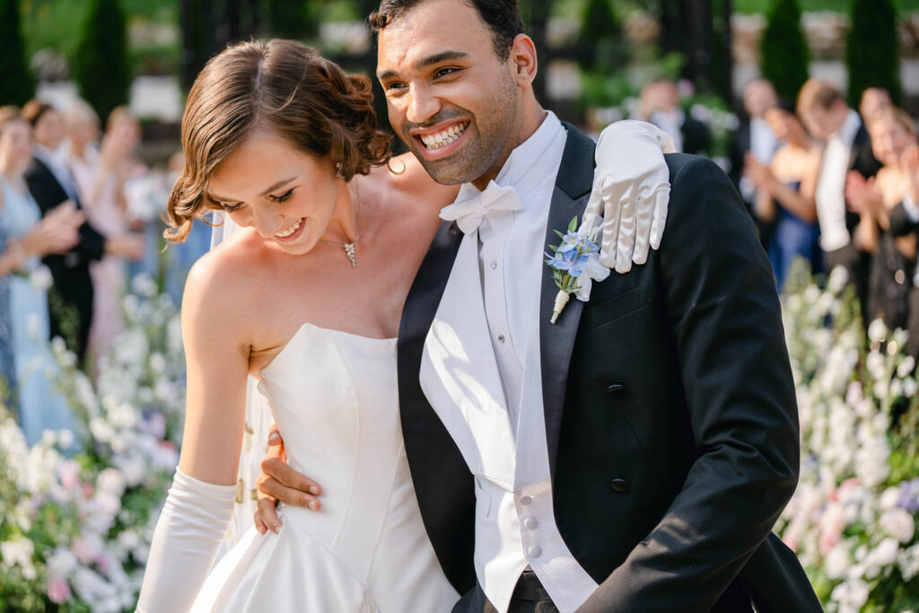 Photo by The Bennetts of wedding couple