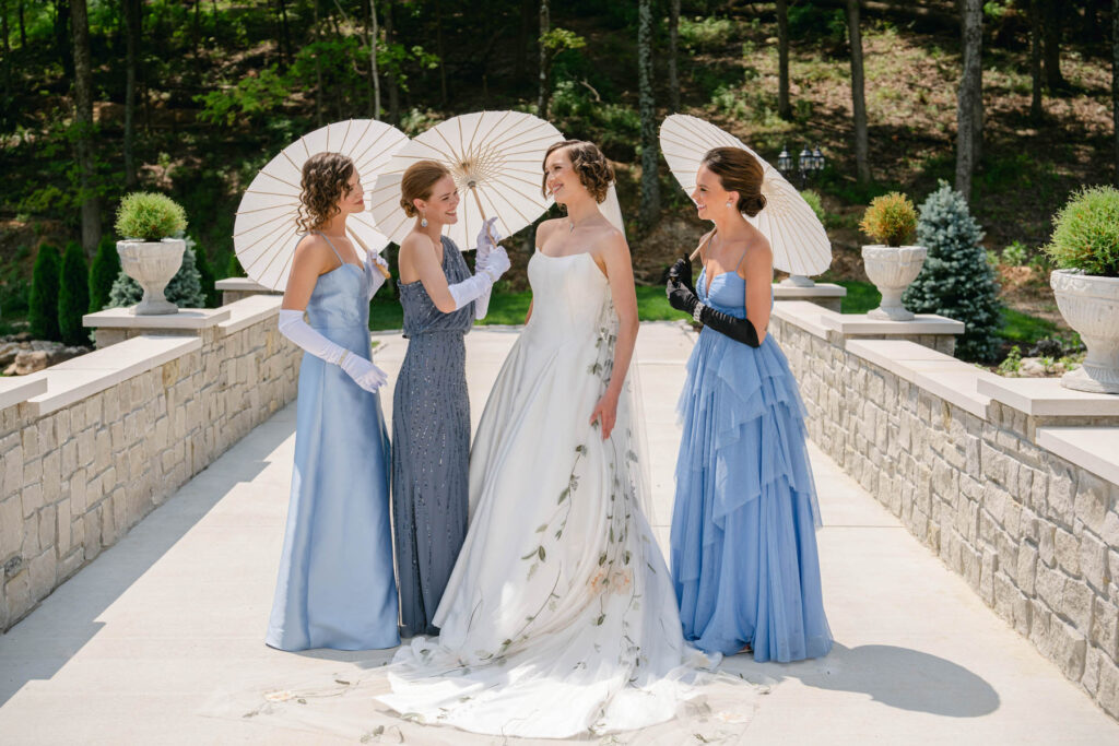 Photo by The Bennetts of wedding couple