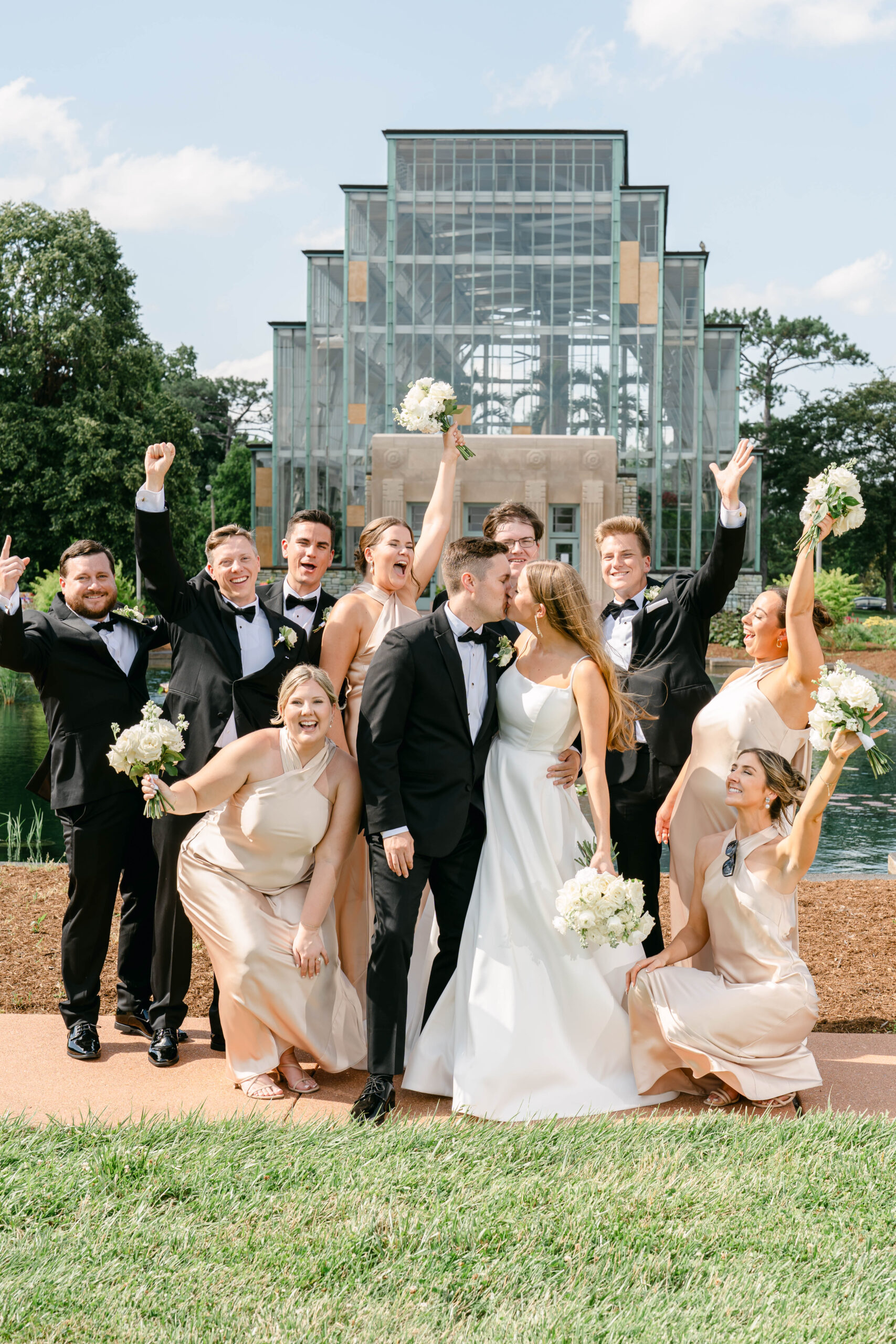 Photo by The Bennetts of wedding couple