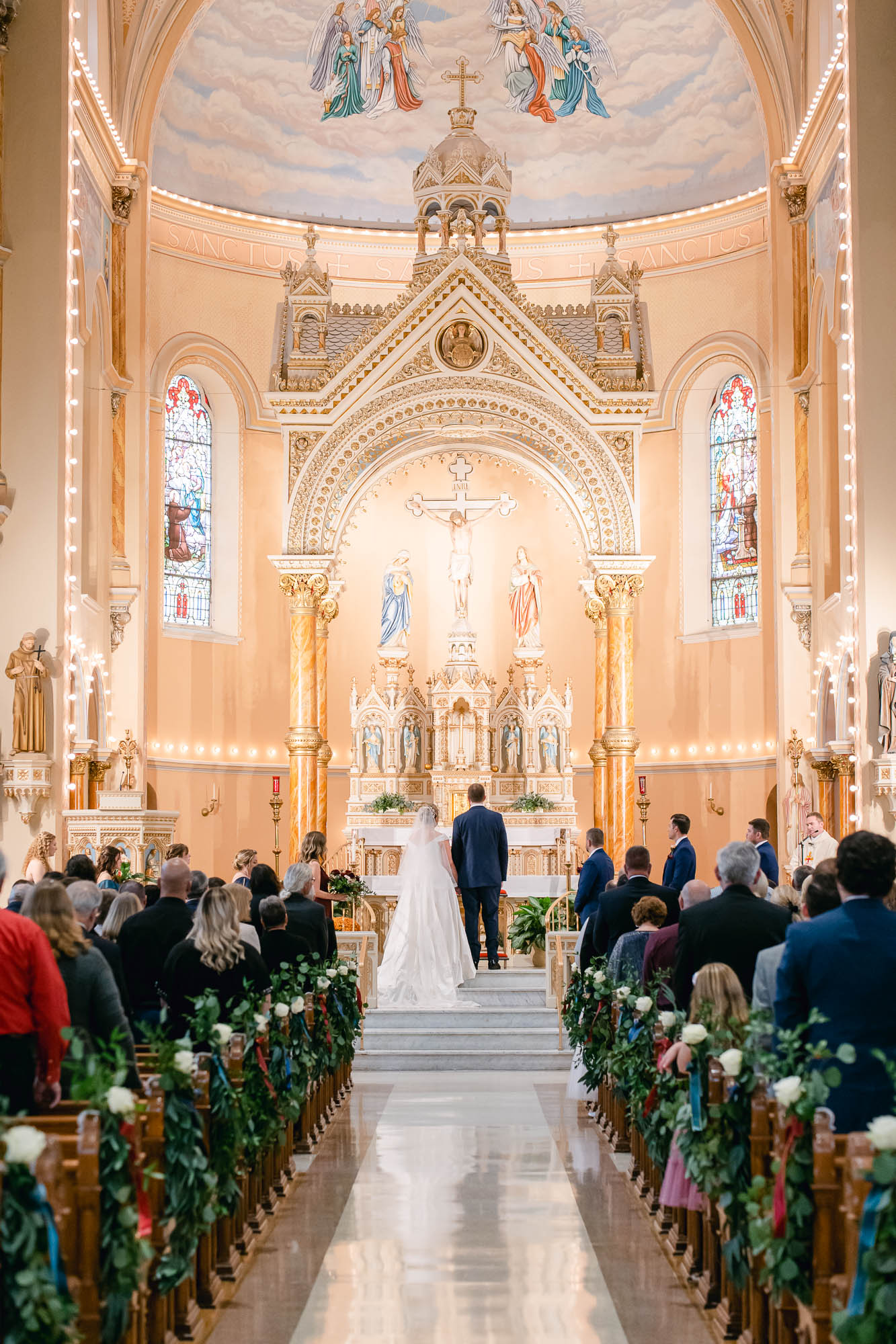 Photo by The Bennetts of wedding couple
