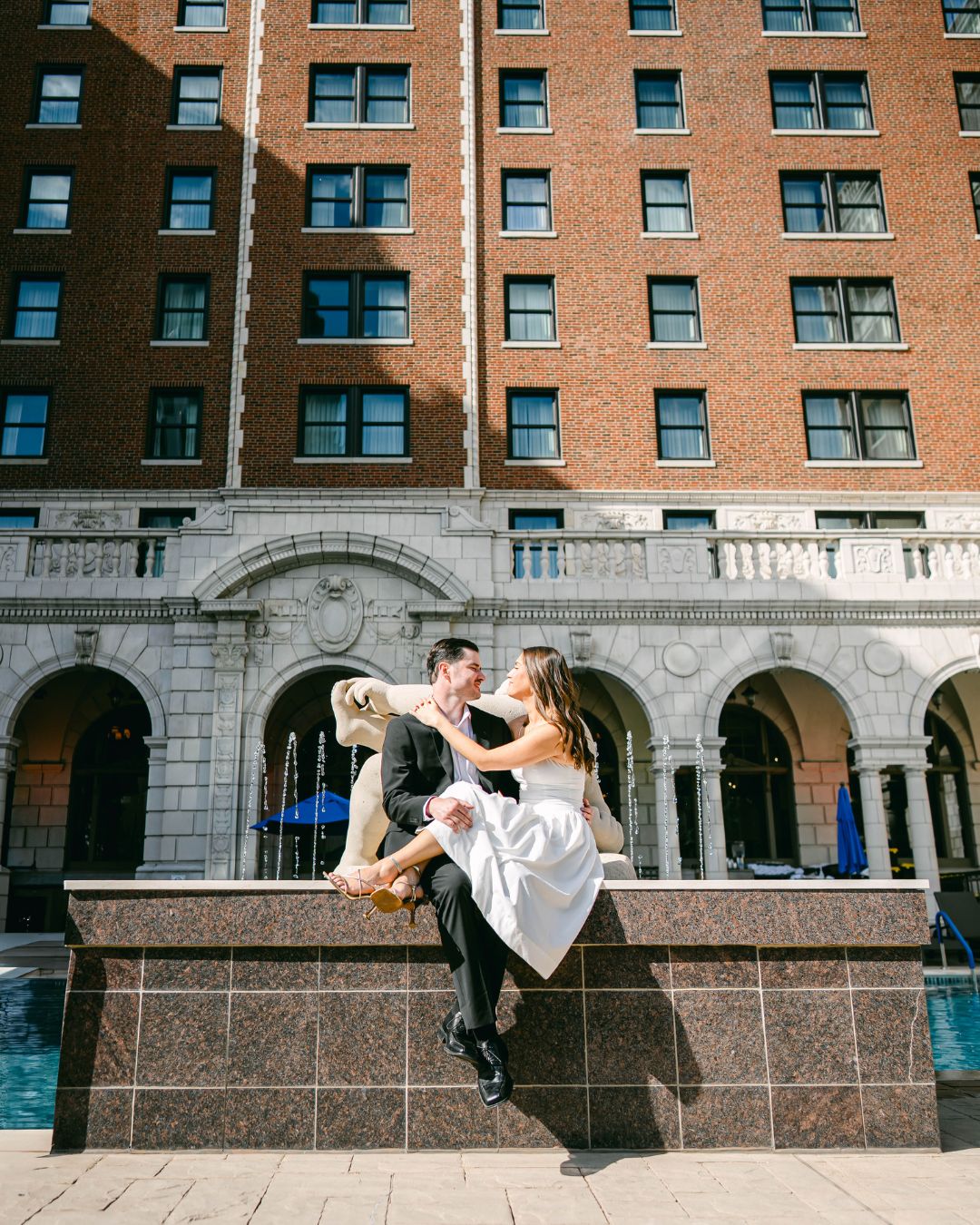 Photo by The Bennetts of wedding couple