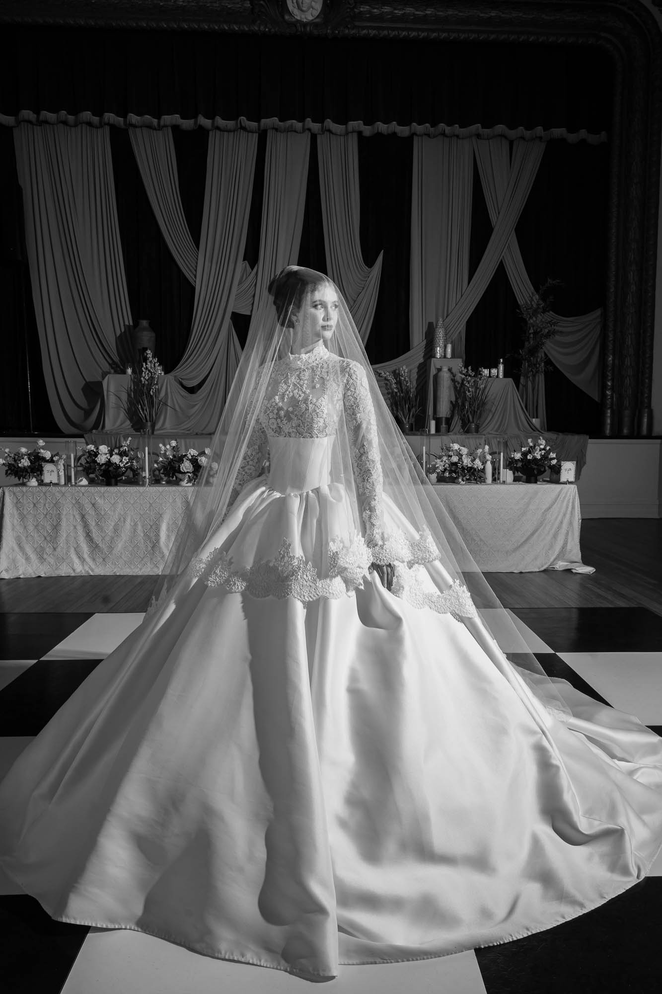 Photo by The Bennetts of wedding couple