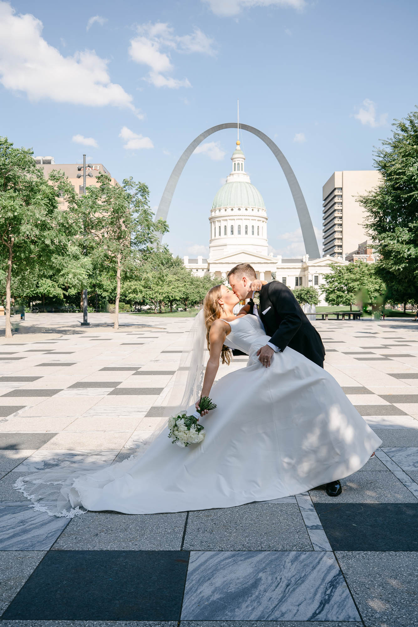 Photo by The Bennetts of wedding couple