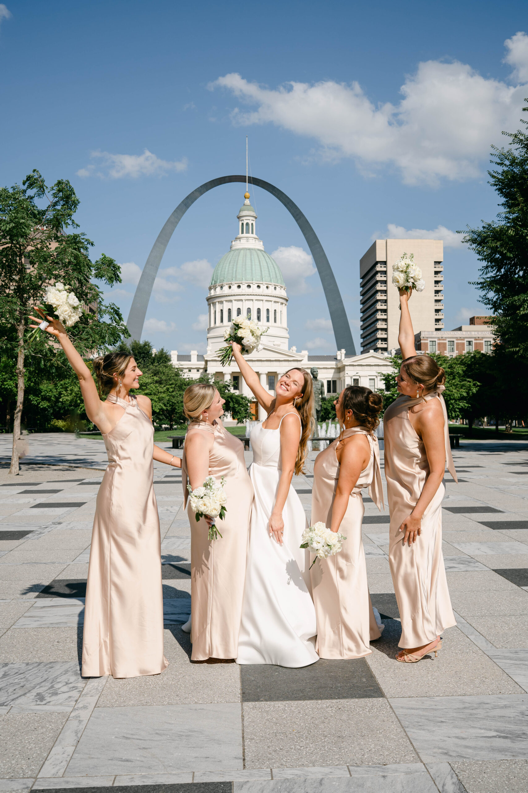 Photo by The Bennetts of wedding couple