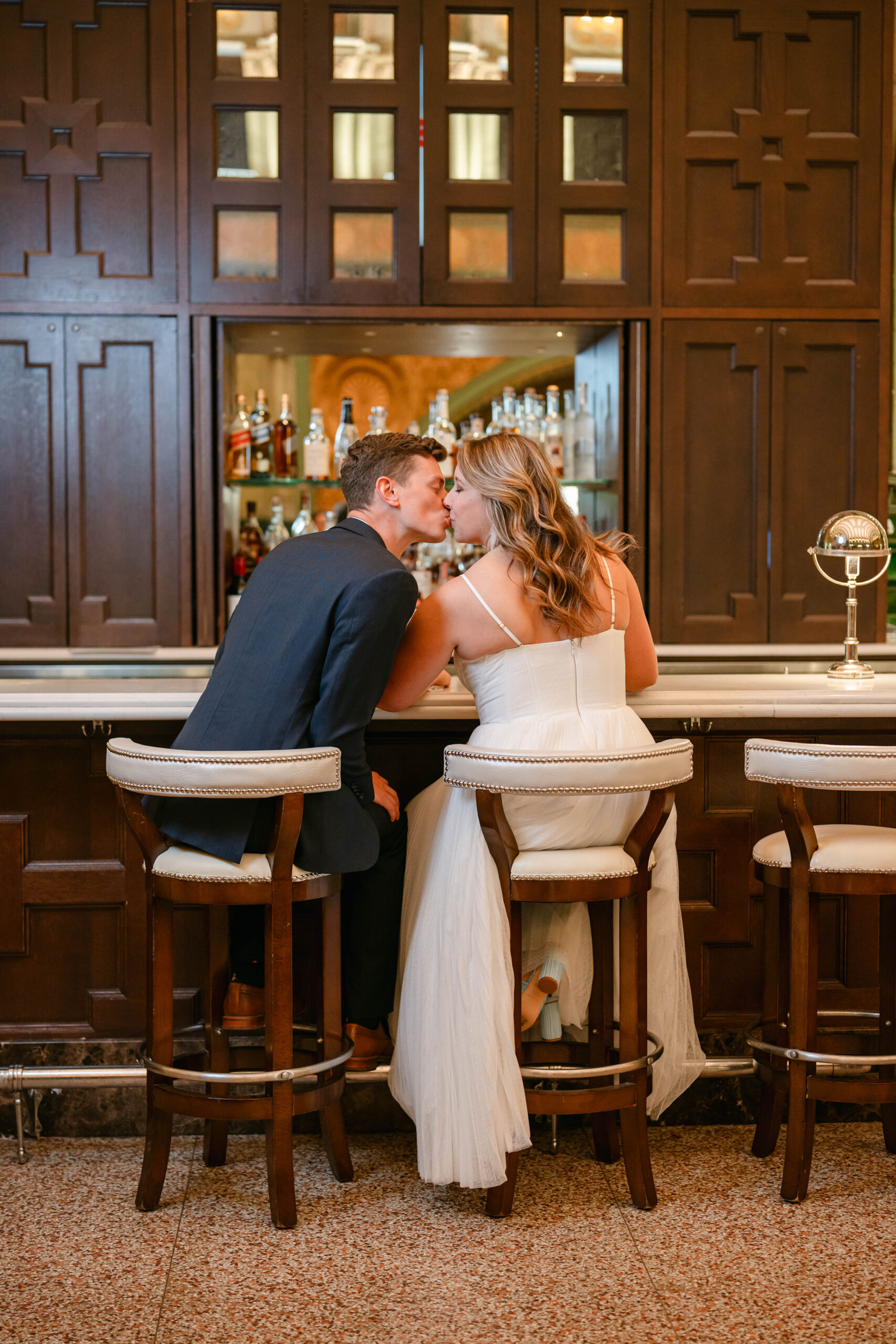 Photo by The Bennetts of wedding couple