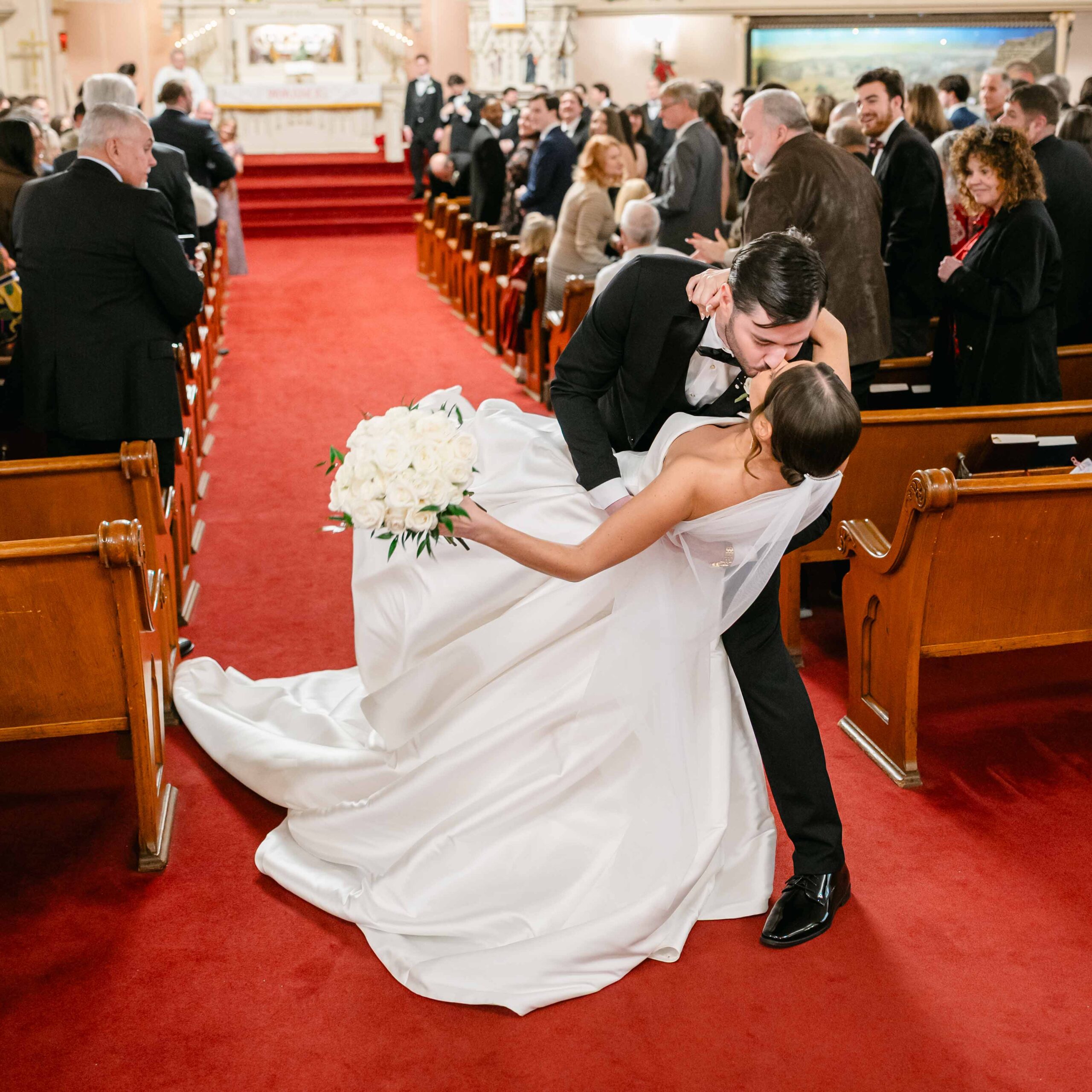 Photo by The Bennetts of wedding couple