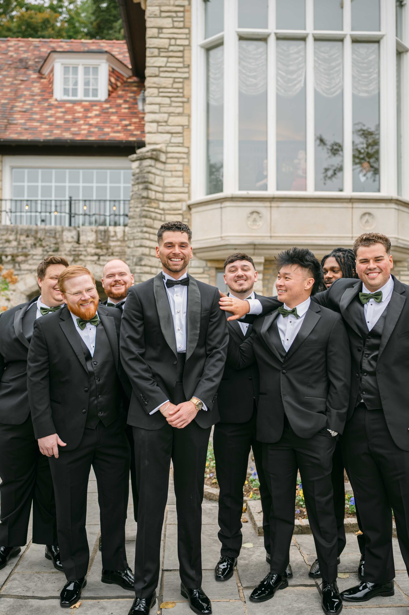 Photo by The Bennetts of wedding couple