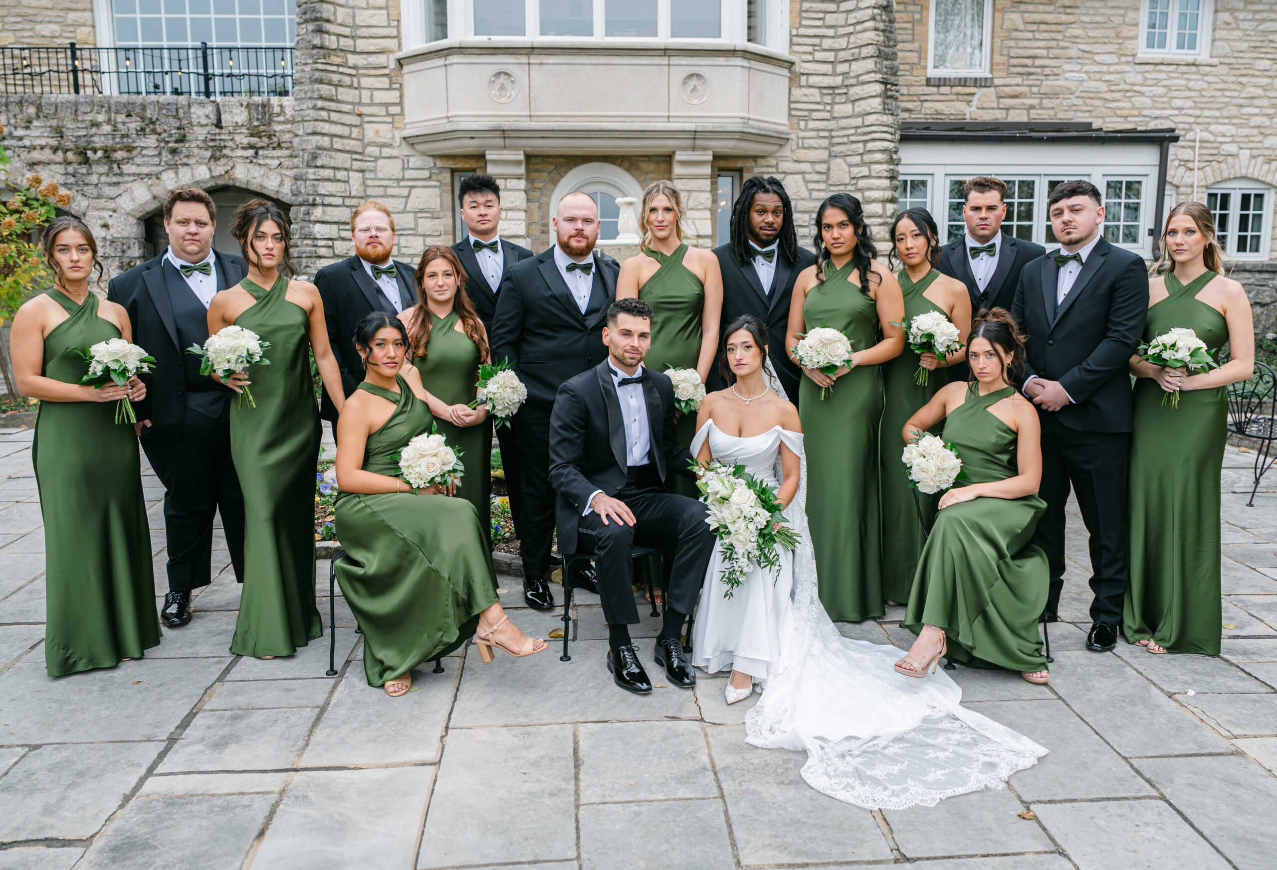 Photo by The Bennetts of wedding couple