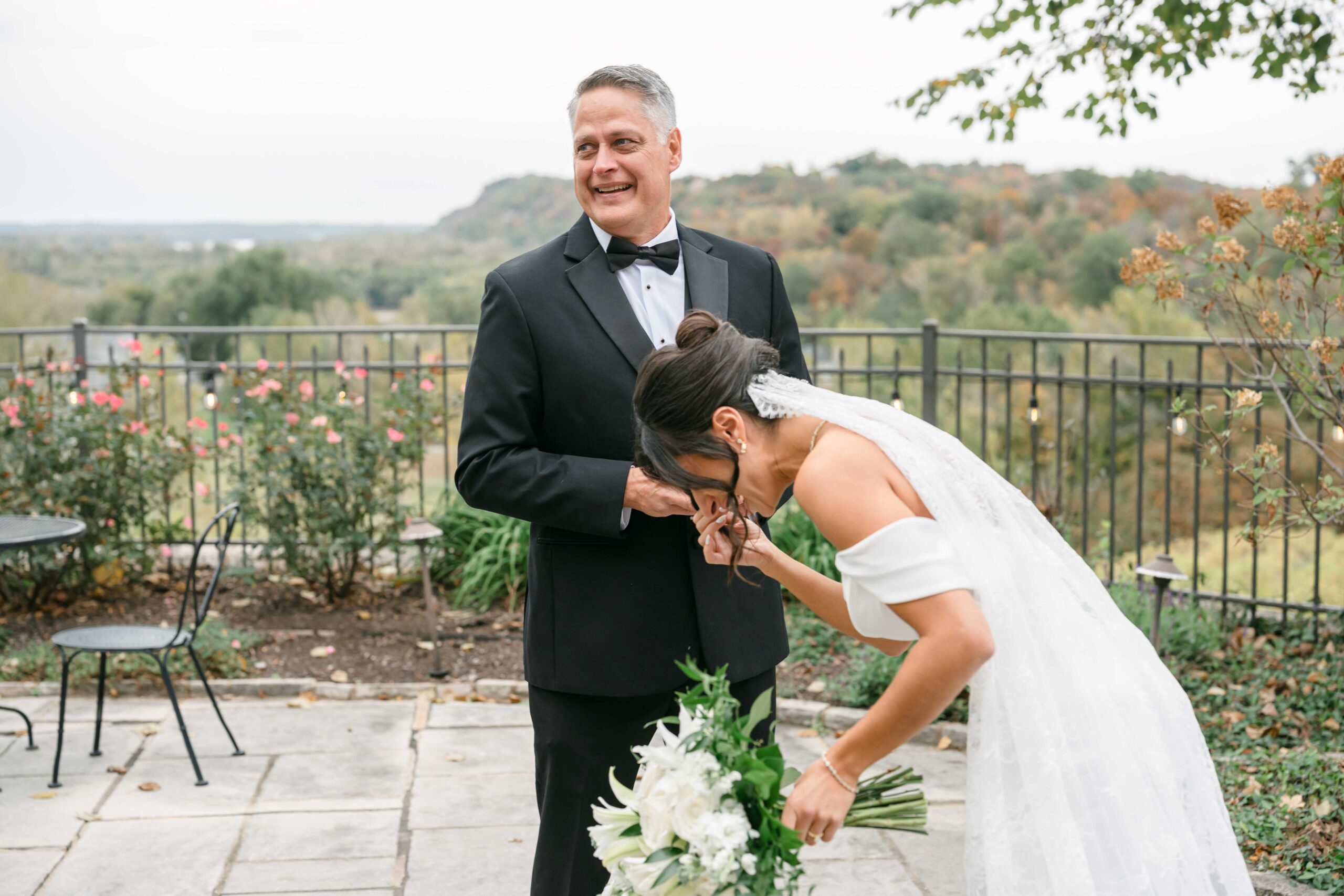 Photo by The Bennetts of wedding couple