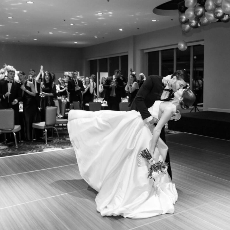 Photo by The Bennetts of wedding couple