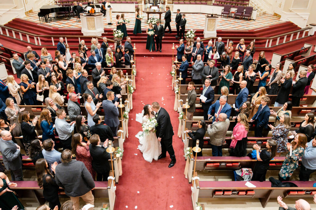 Photo by The Bennetts of wedding couple