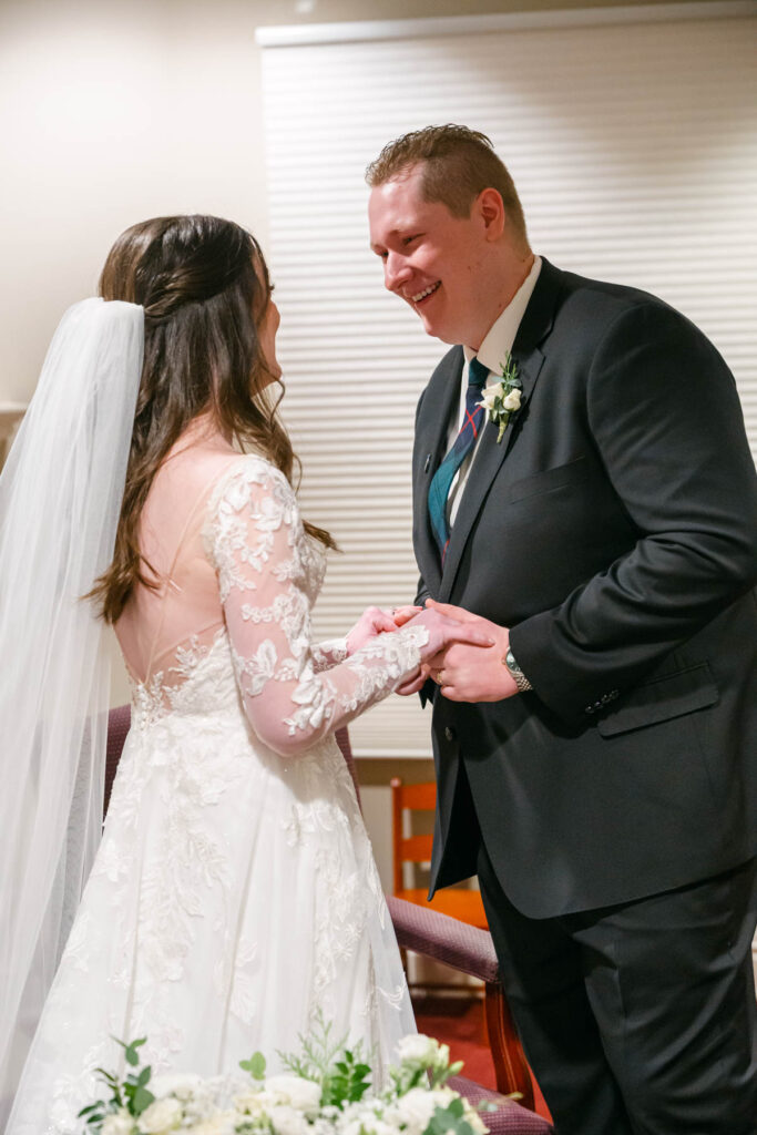 Photo by The Bennetts of wedding couple