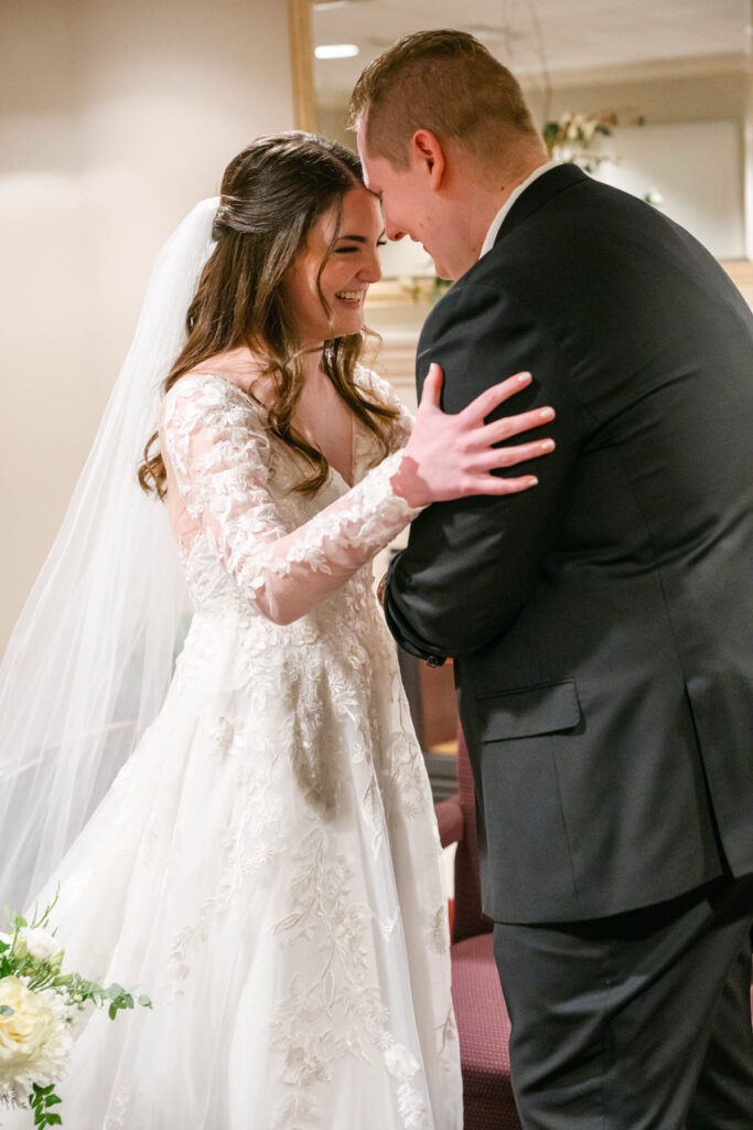 Photo by The Bennetts of wedding couple