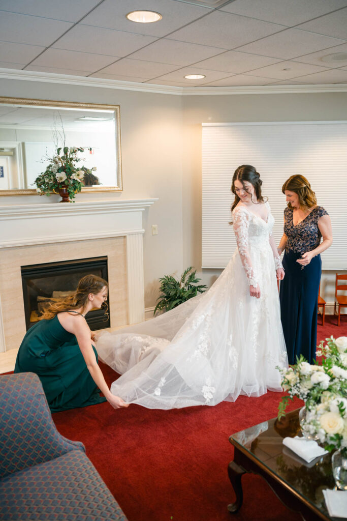 Photo by The Bennetts of wedding couple