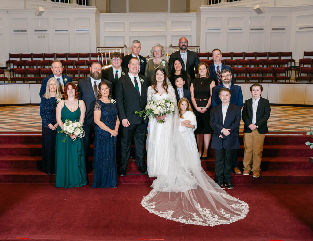 Photo by The Bennetts of wedding couple
