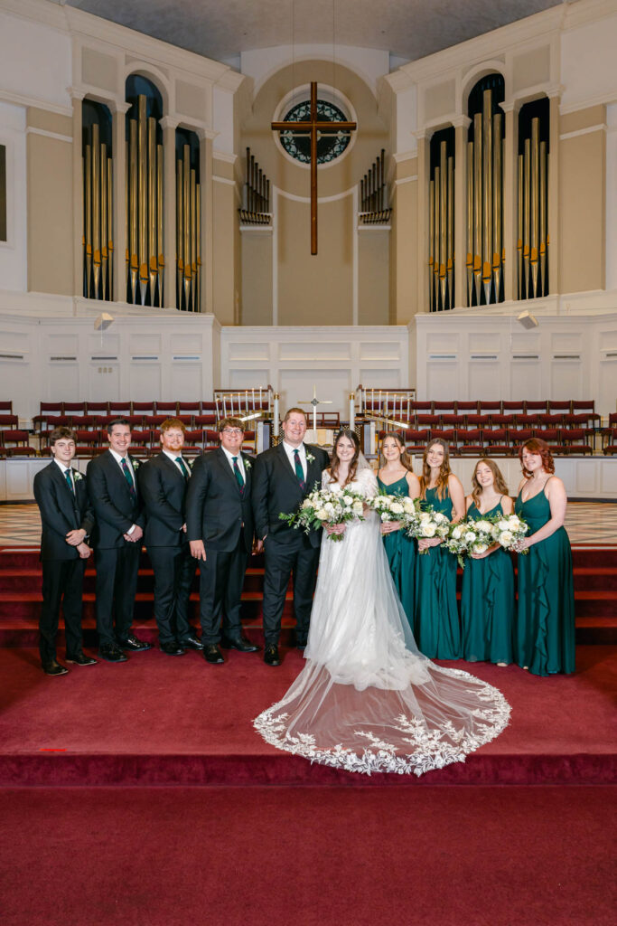 Photo by The Bennetts of wedding couple