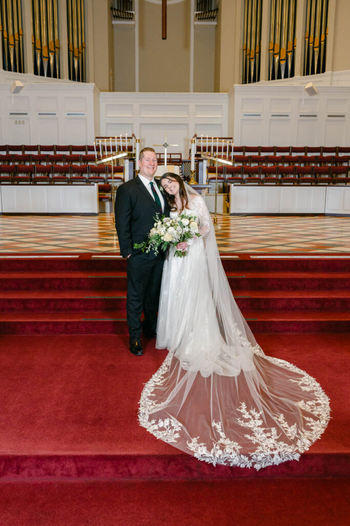 Photo by The Bennetts of wedding couple