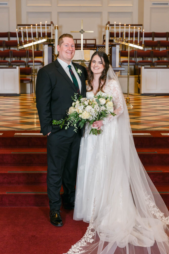 Photo by The Bennetts of wedding couple