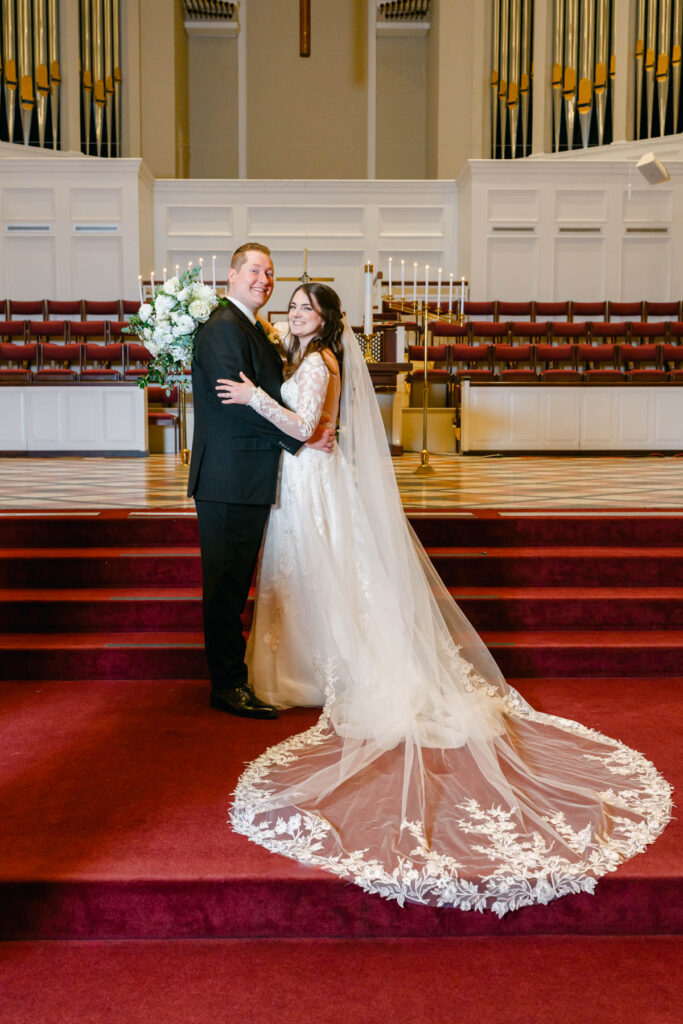 Photo by The Bennetts of wedding couple